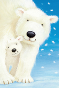 POLAR BEARS MOM AND BABY
