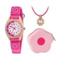 TIKKERS PINK HEART 3PC SET