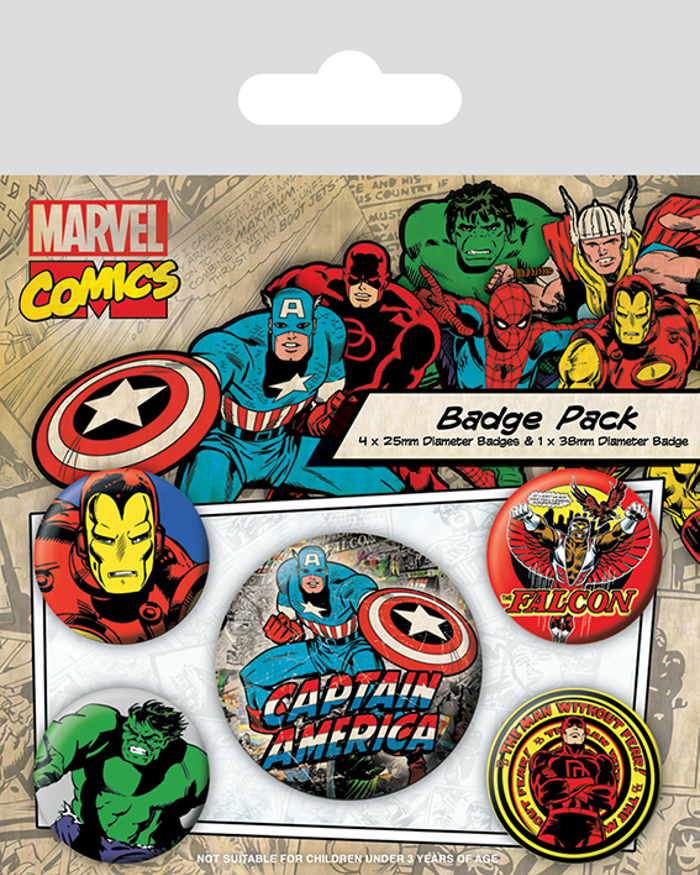 SET KONKARDES MARVEL COMICS(CAPTAIN AMERICA)
