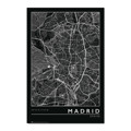 MADRID CITY MAP AFISA 61X91