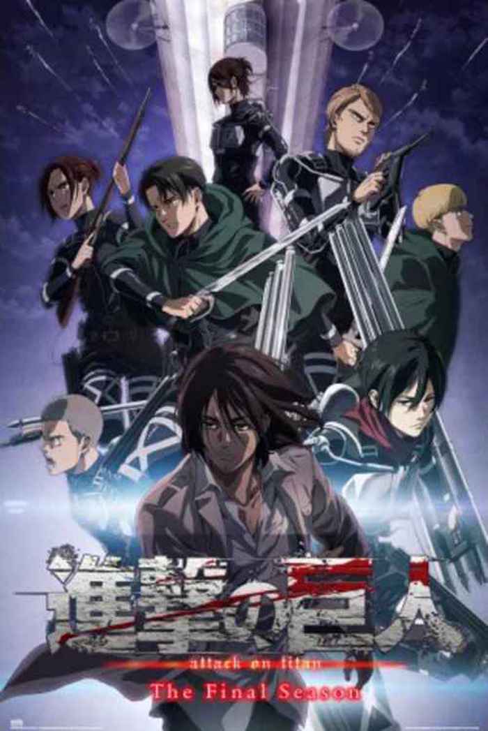 ATTACK ON TITAN FINAL SEASON AFISA 61X91,5